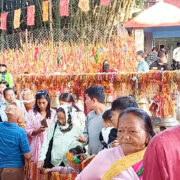 धरान विजयपुरको बुढासुब्बाका दर्शन गर्न आउनेको भक्तजनको  संख्यामा वृद्धि